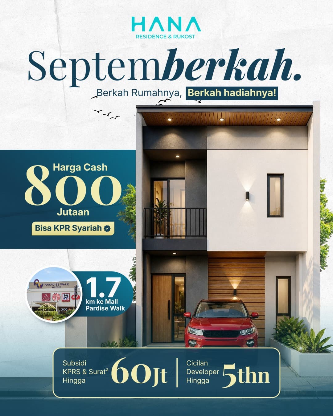 Promo Hana Residence September 2026